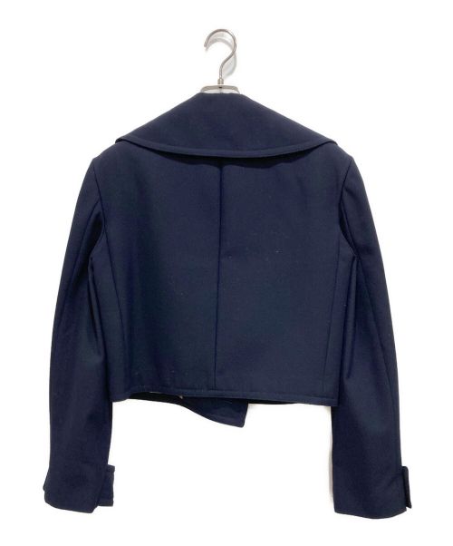 TAKESHI KOSAKA by Y’s Pink Label（タケシコサカバイワイズピンクレーベル）TAKESHI KOSAKA by Y’s Pink Label (タケシコサカバイワイズピンクレーベル) 金釦ウールショートPコート ネイビー サイズ:1の古着・服飾アイテム