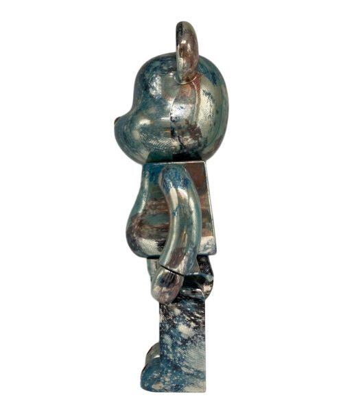 BE@RBRICK SILVER（ベアブリック）BE@RBRICK SILVER (ベアブリック) PUSHEAD (パスヘッド) ファッション小物 シルバーの古着・服飾アイテム