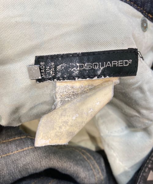 DSQUARED2（ディースクエアード）DSQUARED2 (ディースクエアード) スタッズカスタムデニムパンツ インディゴ サイズ:M(46)の古着・服飾アイテム