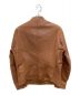 VINTAGE DE LUXE (ヴィンテージ デラックス) ダブルライダースジャケット ブラウン サイズ:LL(50)：8000円