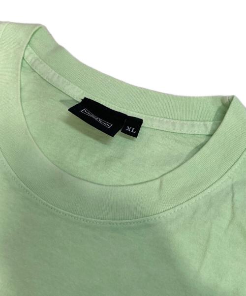 WASTED YOUTH（ウェイステッドユース）WASTED YOUTH (ウエステッド ユース) UNION (ユニオン) プリントデザインTシャツ 黄緑 サイズ:XLの古着・服飾アイテム