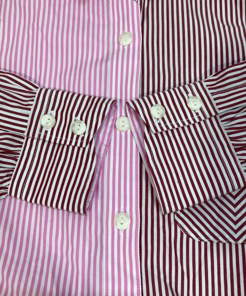 rag&bone（ラグアンドボーン）rag&bone (ラグアンドボーン) コットンマルチストライプシャツ レッド×ピンク サイズ:XSの古着・服飾アイテム