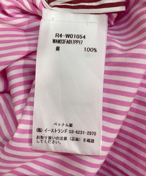 rag&bone（ラグアンドボーン）rag&bone (ラグアンドボーン) コットンマルチストライプシャツ レッド×ピンク サイズ:XSの古着・服飾アイテム