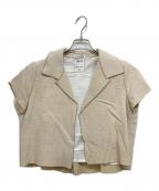 MADISON BLUEマディソンブルー）の古着「JUTE SHORT JACKET」｜ベージュ