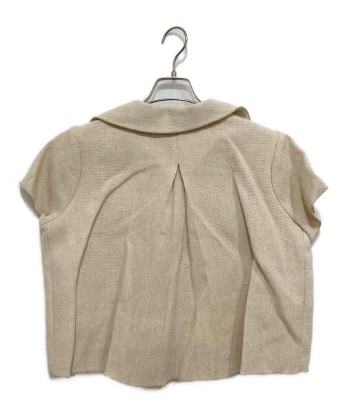 MADISON BLUE（マディソンブルー）MADISON BLUE (マディソンブルー) JUTE SHORT JACKET ベージュ サイズ:Mの古着・服飾アイテム