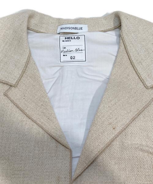 MADISON BLUE（マディソンブルー）MADISON BLUE (マディソンブルー) JUTE SHORT JACKET ベージュ サイズ:Mの古着・服飾アイテム