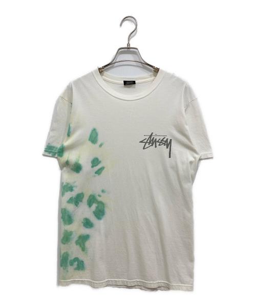 stussy（ステューシー）stussy (ステューシー) タイダイ染めカットソー アイボリー サイズ:Sの古着・服飾アイテム