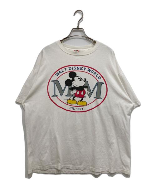 DISNEY（ディズニー）Disney (ディズニー) Tシャツ ホワイト サイズ:XXLの古着・服飾アイテム