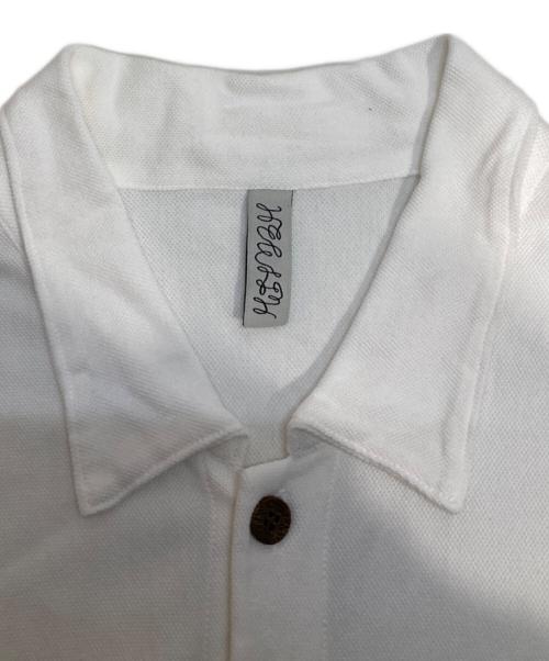 HEALTH（ヘルス）HEALTH (ヘルス) 鹿の子シャツ ホワイト サイズ:Lの古着・服飾アイテム