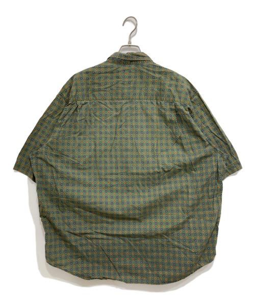 GAP（ギャップ）GAP (ギャップ) ペイズリー柄半袖シャツ グリーン サイズ:XLの古着・服飾アイテム