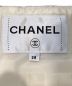 中古・古着 CHANEL (シャネル) ココボタンツイード台形スカート ベージュ サイズ:M (38)：25000円