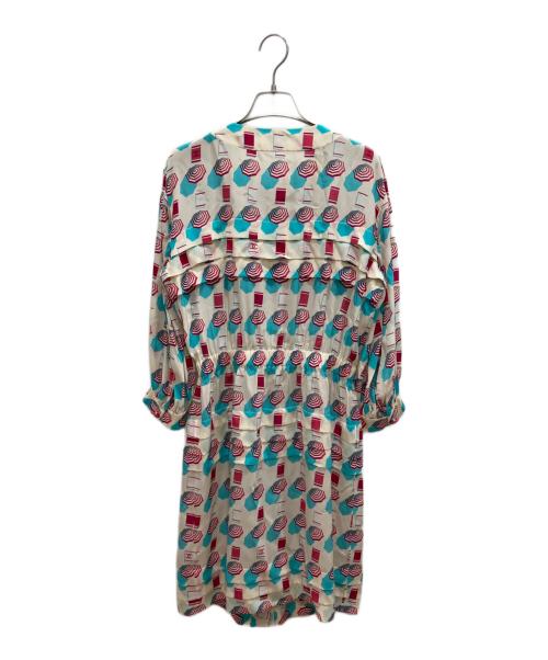 CHANEL（シャネル）CHANEL (シャネル) 総柄ワンピース マルチカラー サイズ:S (36)の古着・服飾アイテム