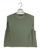 STUNNING LUREスタニングルアー）の古着「スイムジャージークロップドタンク」｜グリーン