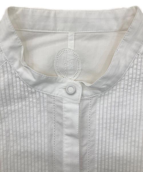 オオカミとフクロウ（オオカミトフクロウ）オオカミとフクロウ (オオカミトフクロウ) ギャザーブラウス ホワイト サイズ:記載なしの古着・服飾アイテム