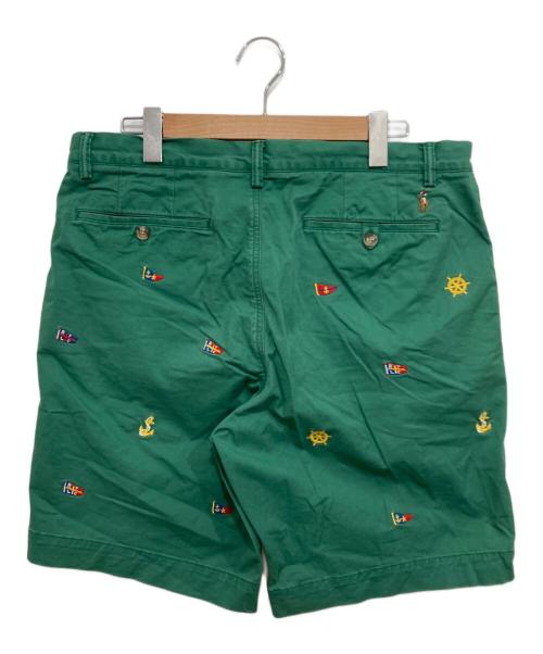 POLO RALPH LAUREN（ポロ・ラルフローレン）POLO RALPH LAUREN (ポロ・ラルフローレン) ハーフパンツ グリーン サイズ:86cm (W34)の古着・服飾アイテム