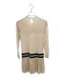 sacai (サカイ) シルク混切替ワンピース ベージュ サイズ:2：5000円