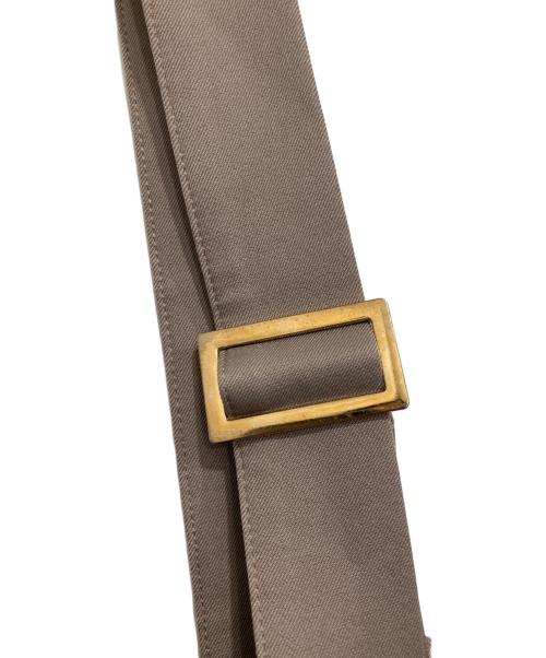 Swingle（スウィングル）Swingle (スウィングル) サスペンダー付きサイドビットタイトスカート モカ サイズ:Mの古着・服飾アイテム