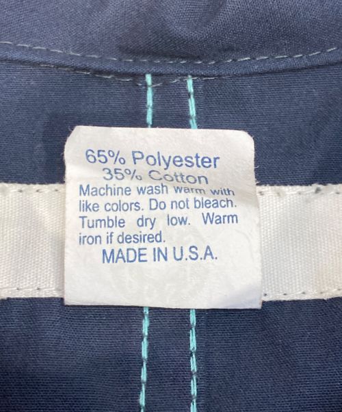 POST O'ALLS（ポストオーバーオールズ）POST O'ALLS (ポストオーバーオールズ) SHIPS GENERAL SUPPLY (シップスジェネラルサプライ) 別注 MATTALINIカバーオール ネイビー サイズ:Sの古着・服飾アイテム