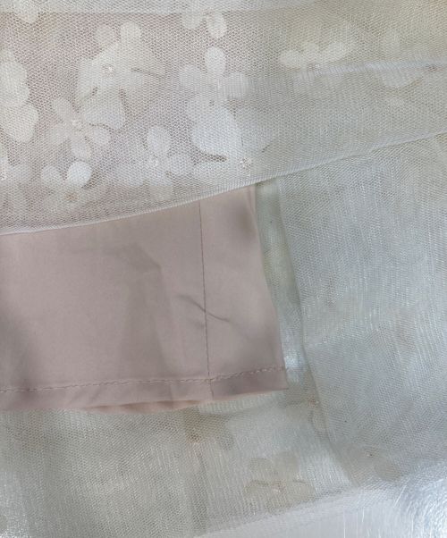 CAROLINA GLASER（カロリナ グレイサー）CAROLINA GLASER (カロリナ グレイサー) オケージョンフラワーワンピース アイボリー サイズ:Freeの古着・服飾アイテム