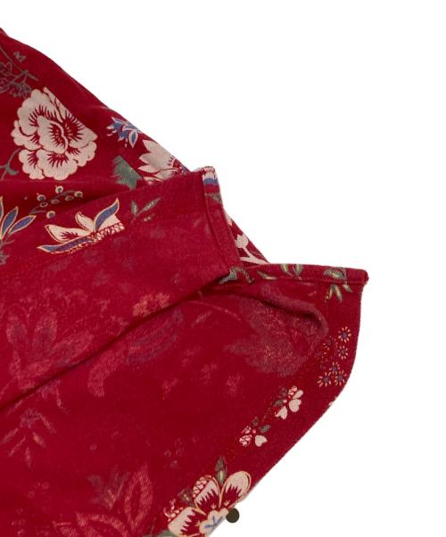 POLO JEANS CO.（ポロジーンズカンパニー）POLO JEANS CO. (ポロジーンズカンパニー) 鹿の子アロハシャツ レッド サイズ:XLの古着・服飾アイテム