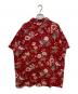 POLO JEANS CO. (ポロジーンズカンパニー) 鹿の子アロハシャツ レッド サイズ:XL：5000円