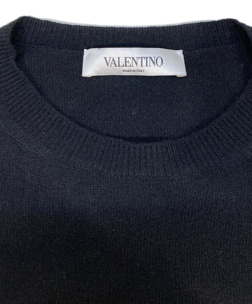 VALENTINO（ヴァレンティノ）VALENTINO (ヴァレンティノ) VLTNロゴニット ブラック サイズ:Mの古着・服飾アイテム