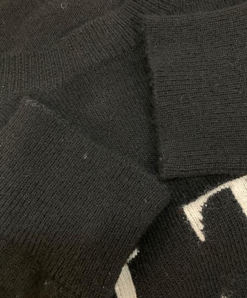 VALENTINO（ヴァレンティノ）VALENTINO (ヴァレンティノ) VLTNロゴニット ブラック サイズ:Mの古着・服飾アイテム
