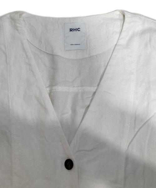 RHC Ron Herman（アールエイチシー ロンハーマン）RHC Ron Herman (アールエイチシー ロンハーマン) ノースリーブワンピース ホワイト サイズ:Sの古着・服飾アイテム