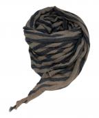 FALIERO SARTIファリエロサルティ）の古着「ボーダーストール」｜ブラウン