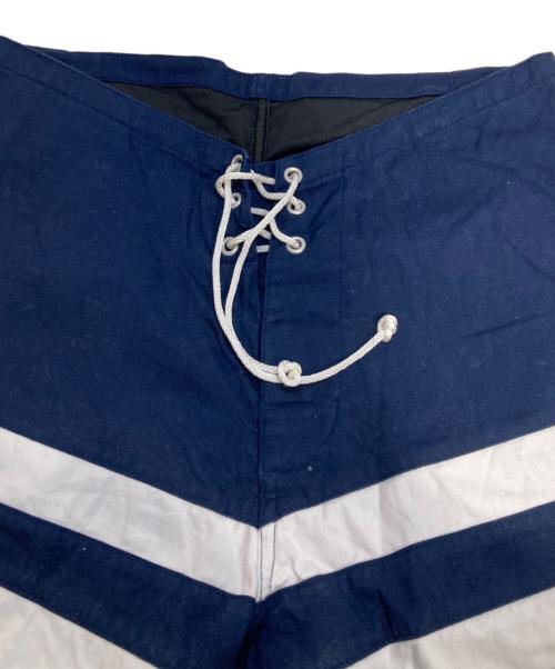 NALUTO TRUNKS（ナルトトランクス）NALUTO TRUNKS (ナルトトランクス) ボーダーハーフパンツ ネイビー サイズ:76cm (W30)の古着・服飾アイテム