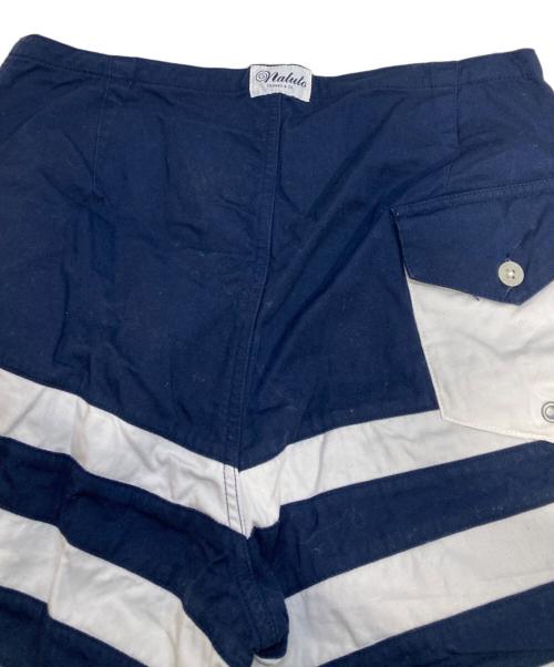 NALUTO TRUNKS（ナルトトランクス）NALUTO TRUNKS (ナルトトランクス) ボーダーハーフパンツ ネイビー サイズ:76cm (W30)の古着・服飾アイテム