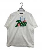 Hysteric Glamourヒステリックグラマー）の古着「7HG Tシャツ」｜ホワイト