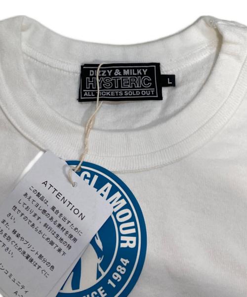 Hysteric Glamour（ヒステリックグラマー）Hysteric Glamour (ヒステリックグラマー) 7HG Tシャツ ホワイト サイズ:L 未使用品の古着・服飾アイテム