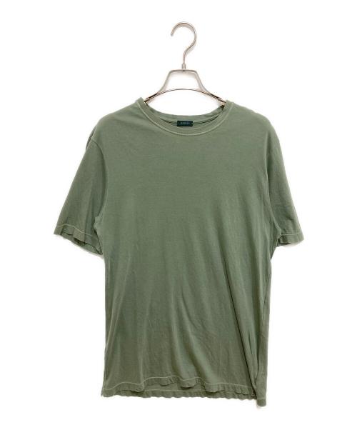 Zanone（ザノーネ）Zanone (ザノーネ) ピマコットンカットソー カーキ サイズ:Lの古着・服飾アイテム