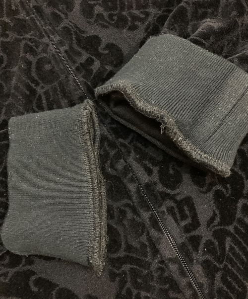 Hysteric Glamour（ヒステリックグラマー）Hysteric Glamour (ヒステリックグラマー) FLAME LOGO柄ジャカードジャンパー ブラック サイズ:Lの古着・服飾アイテム