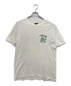 stussyステューシー）の古着「FLOWER TEE」｜ホワイト
