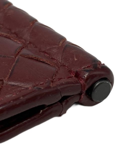 BOTTEGA VENETA（ボッテガベネタ）BOTTEGA VENETA (ボッテガベネタ) イントレチャートマネークリップ ブラウンの古着・服飾アイテム