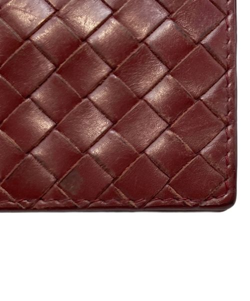 BOTTEGA VENETA（ボッテガベネタ）BOTTEGA VENETA (ボッテガベネタ) イントレチャートマネークリップ ブラウンの古着・服飾アイテム