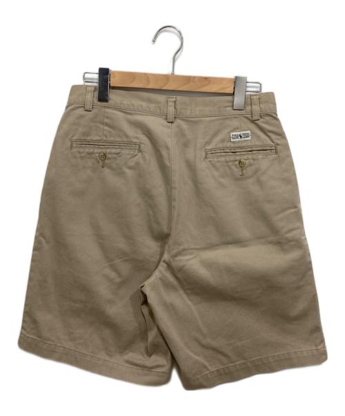 POLO RALPH LAUREN（ポロ・ラルフローレン）POLO RALPH LAUREN (ポロ・ラルフローレン) 2タックチノハーフパンツ ベージュ サイズ:78.5cm (W31)の古着・服飾アイテム