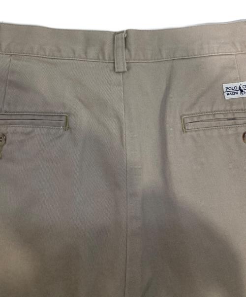 POLO RALPH LAUREN（ポロ・ラルフローレン）POLO RALPH LAUREN (ポロ・ラルフローレン) 2タックチノハーフパンツ ベージュ サイズ:78.5cm (W31)の古着・服飾アイテム