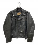 Schottショット）の古着「ダブルライダースジャケット」｜ブラック