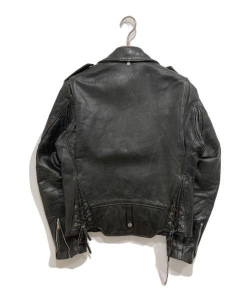 Schott（ショット）Schott (ショット) ダブルライダースジャケット ブラック サイズ:Mの古着・服飾アイテム