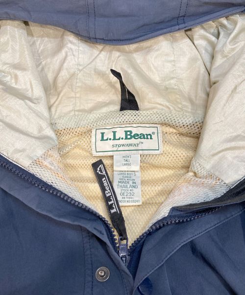 L.L.Bean（エルエルビーン）L.L.Bean (エルエルビーン) 「STOWAWAY」マウンテンパーカー ネイビー サイズ:Lの古着・服飾アイテム