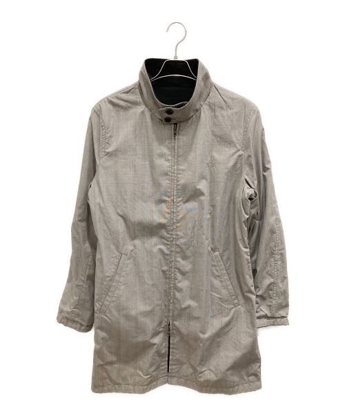 FRED PERRY（フレッドペリー）FRED PERRY (フレッドペリー) Reversible Harrington Mac ブラック×グレー サイズ:XLの古着・服飾アイテム