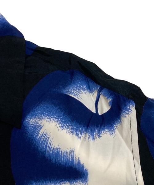 N.HOOLYWOOD（エヌ ハリウッド）N.HOOLYWOOD (エヌ ハリウッド) HALF SLEEVE SHIRT ブラック×ブルー サイズ:S (36)の古着・服飾アイテム