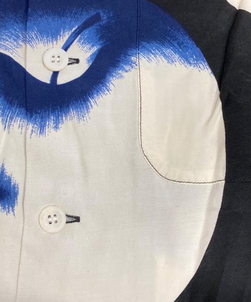 N.HOOLYWOOD（エヌ ハリウッド）N.HOOLYWOOD (エヌ ハリウッド) HALF SLEEVE SHIRT ブラック×ブルー サイズ:S (36)の古着・服飾アイテム