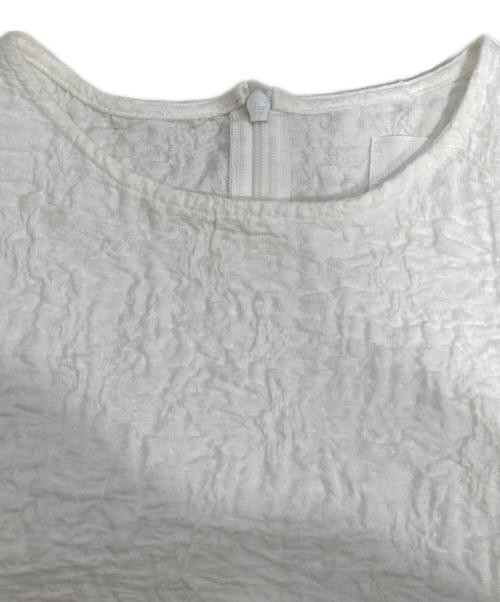 OHGA（オオガ）OHGA (オオガ) POWANリップルパフブラウス ホワイト サイズ:Freeの古着・服飾アイテム