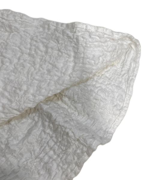 OHGA（オオガ）OHGA (オオガ) POWANリップルパフブラウス ホワイト サイズ:Freeの古着・服飾アイテム