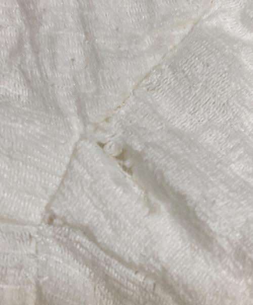 OHGA（オオガ）OHGA (オオガ) POWANリップルパフブラウス ホワイト サイズ:Freeの古着・服飾アイテム