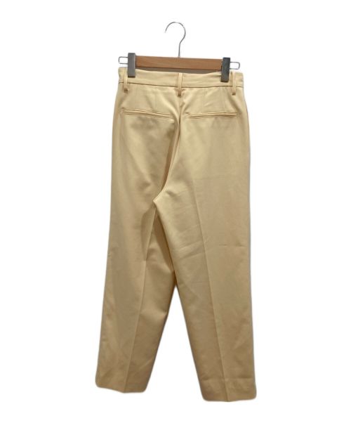 OHGA（オオガ）OHGA (オオガ) テーパードタックパンツ イエロー サイズ:Mの古着・服飾アイテム